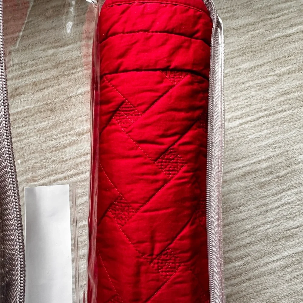 Macy’s Martha Stewart Collection Basket Stitch Quilt Reversible Red Full | Queen